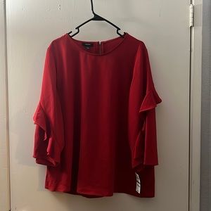 ALFANI Ruffled Sleeve Blouse